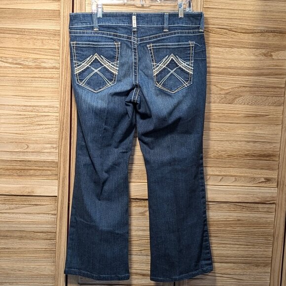 Ariat REAL Mid-Rise Boot Jeans Size 33R - Picture 10 of 15